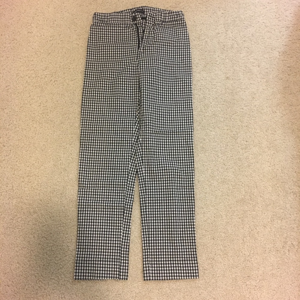 Brandy Melville black and white checkered pants